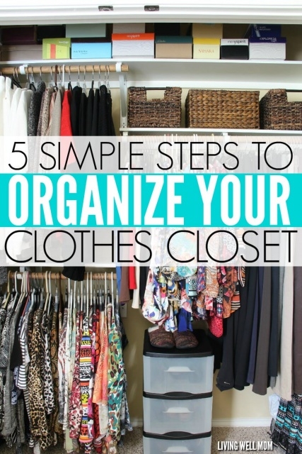 Stunning How To Organize Clothes In Closet Images