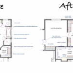 Stunning Master Bathroom Floor Plans With Walk In Closet Image