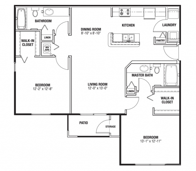 Stunning Master Bathroom Floor Plans With Walk In Closet Pictures