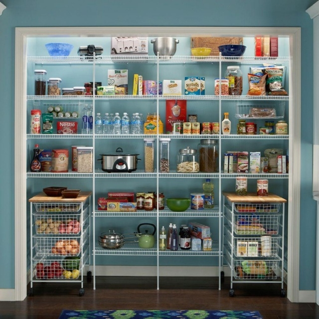 Stunning Pantry Closet Shelving Images
