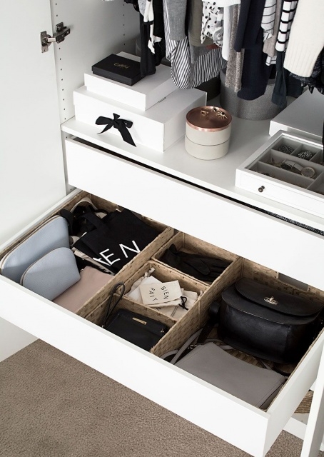 Stunning Wardrobe Drawer Organizer Pics