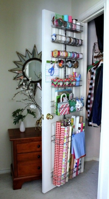 Stylish Back Of Closet Door Storage Pics