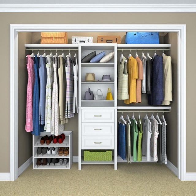 Stylish Closet Organizer Drawer Unit Picture