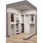 Stylish Closet Organizer Wood Pic