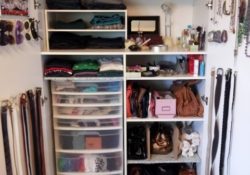 Stylish Small Closet Lots Of Clothes Image