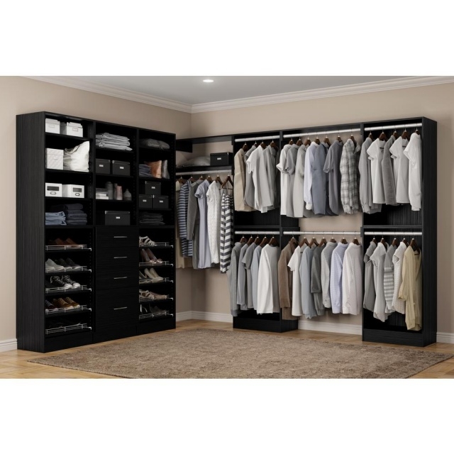Stylish Walk In Closet Organizer Systems Images