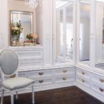 Stylish Walk In Wardrobe With Mirror Pictures