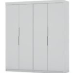 Stylish White Wardrobe Closet Pic
