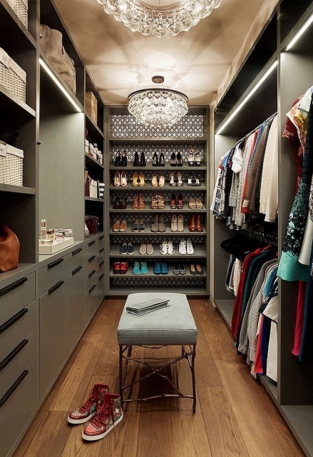 Top Elegant Walk In Closet Image