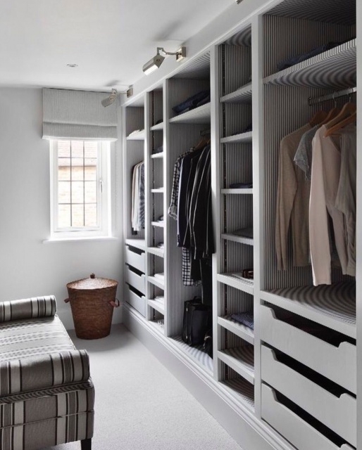 Top Grey Walk In Closet Image