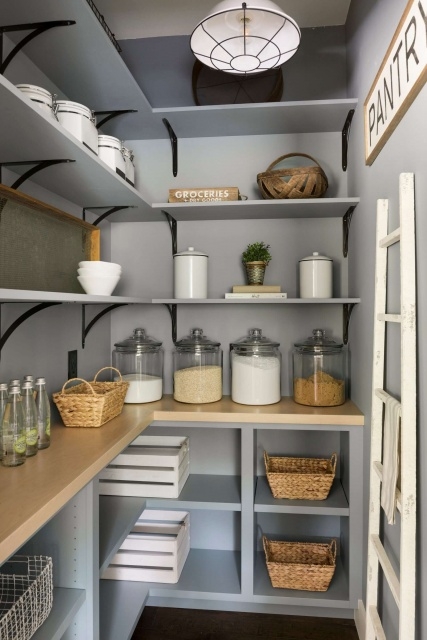 Top Pantry Shelf Design Images