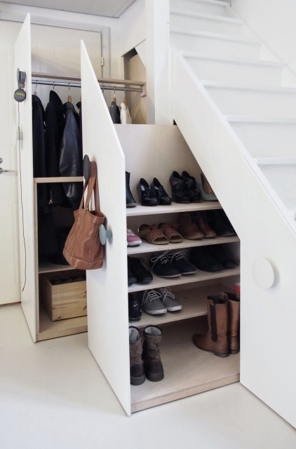 Top Under Stairs Shoe Storage Image