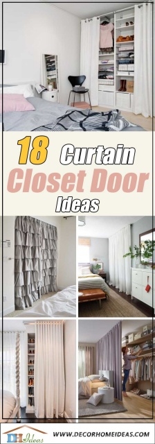 Unique Closet Curtain Ideas For Bedrooms Pictures