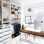 Unique Walk In Closet Office Combo Picture