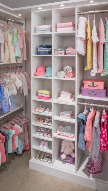 Wonderful Walk In Closet For Girls Photo