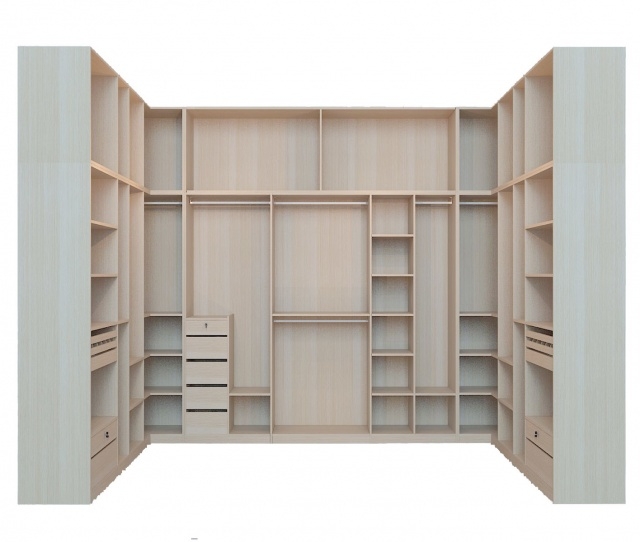 Wonderful Walk In Closet U Shape Image